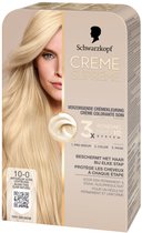 Schwarzkopf - CREME SUPREME 10-0 - Haarkleuring - Natuurlijk Ultra Lichtblond - Permanente Haarverf - Beschermt en Versterkt - Grijsdekking - 245g