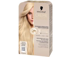Schwarzkopf - CREME SUPREME 10-0 - Haarkleuring - Natuurlijk Ultra Lichtblond - Permanente Haarverf - Beschermt en Versterkt - Grijsdekking - 245g