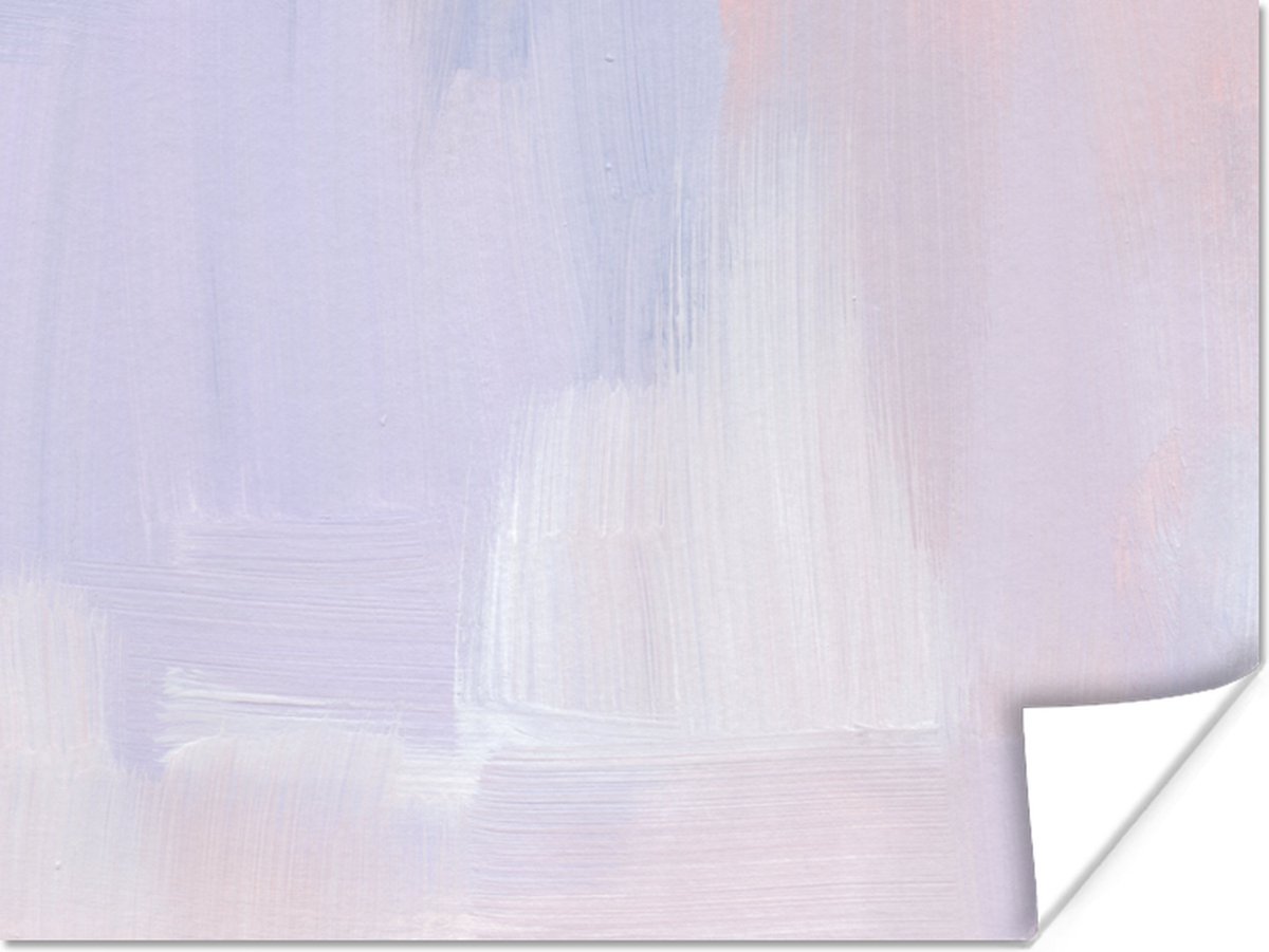 Poster Pastel - Verf - Design - 80x60 cm