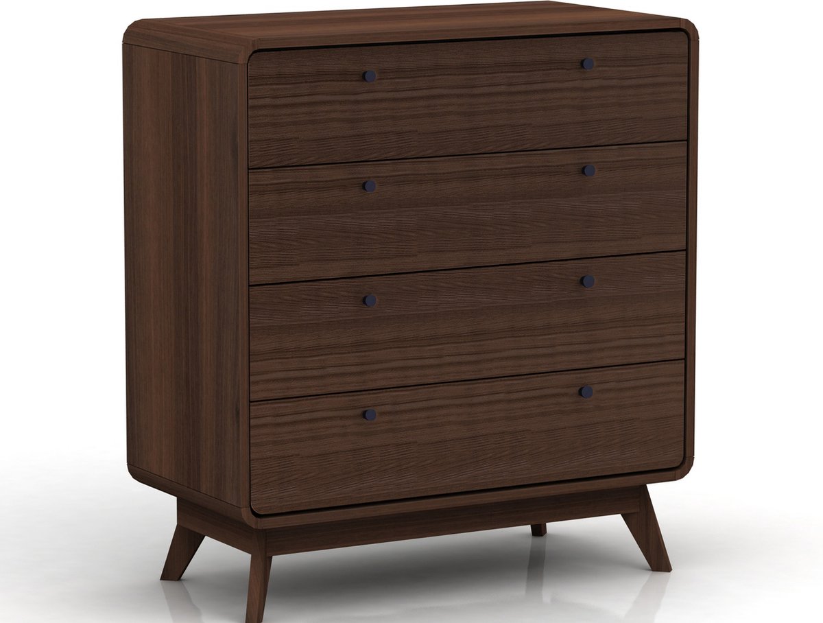 Notio Living Cassie-Commode - 4-laden - Notenhoutlook Bruin
