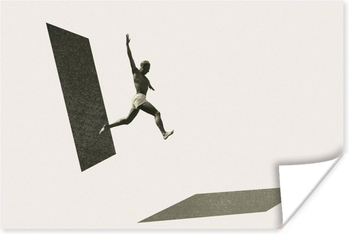 Poster Vintage - Man - Design - 90x60 cm
