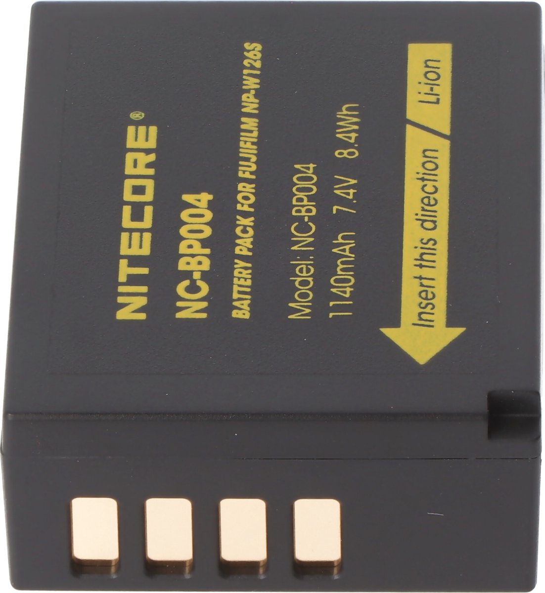Nitecore NP-W126S camerabatterij voor Fujifilm