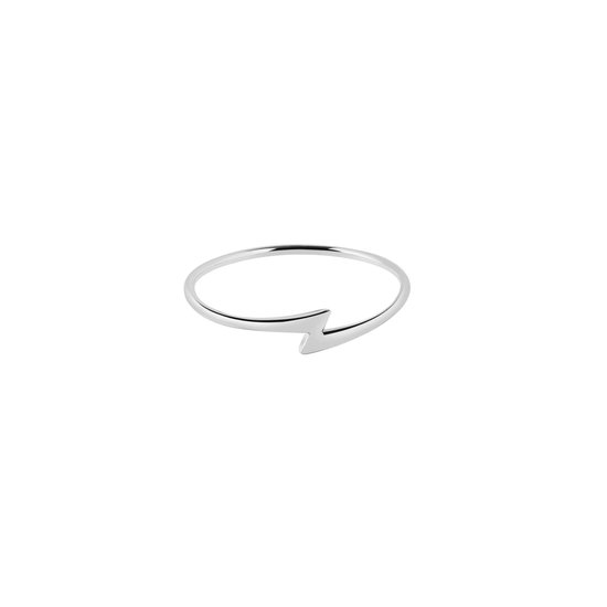 Zilveren Flash Ring