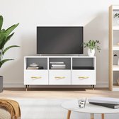 The Living Store Televisiekast - Trendy - Tv-meubel - Afmetingen- 102x36x50 cm - Kleur- Wit