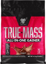BSN True Mass All-in One Mass Gainer - Weight Gainer - Chocolade - 25 shakes (4200 gram)
