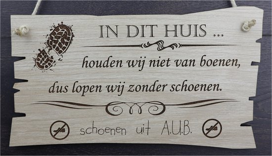 Schoenen uit in huis hotsell