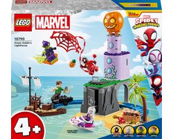foto van LEGO Marvel Team Spidey bij de Vuurtoren van Green Goblin Set - 10790