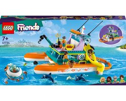 LEGO Friends Reddingsboot op zee Boot Speelgoed Set voor Meisjes en Jongens - 41734 Image