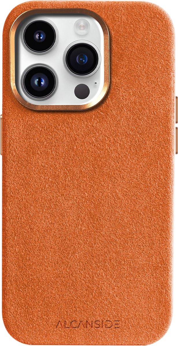 Limited Edition - iPhone 15 Plus - Alcantara Case - Orange