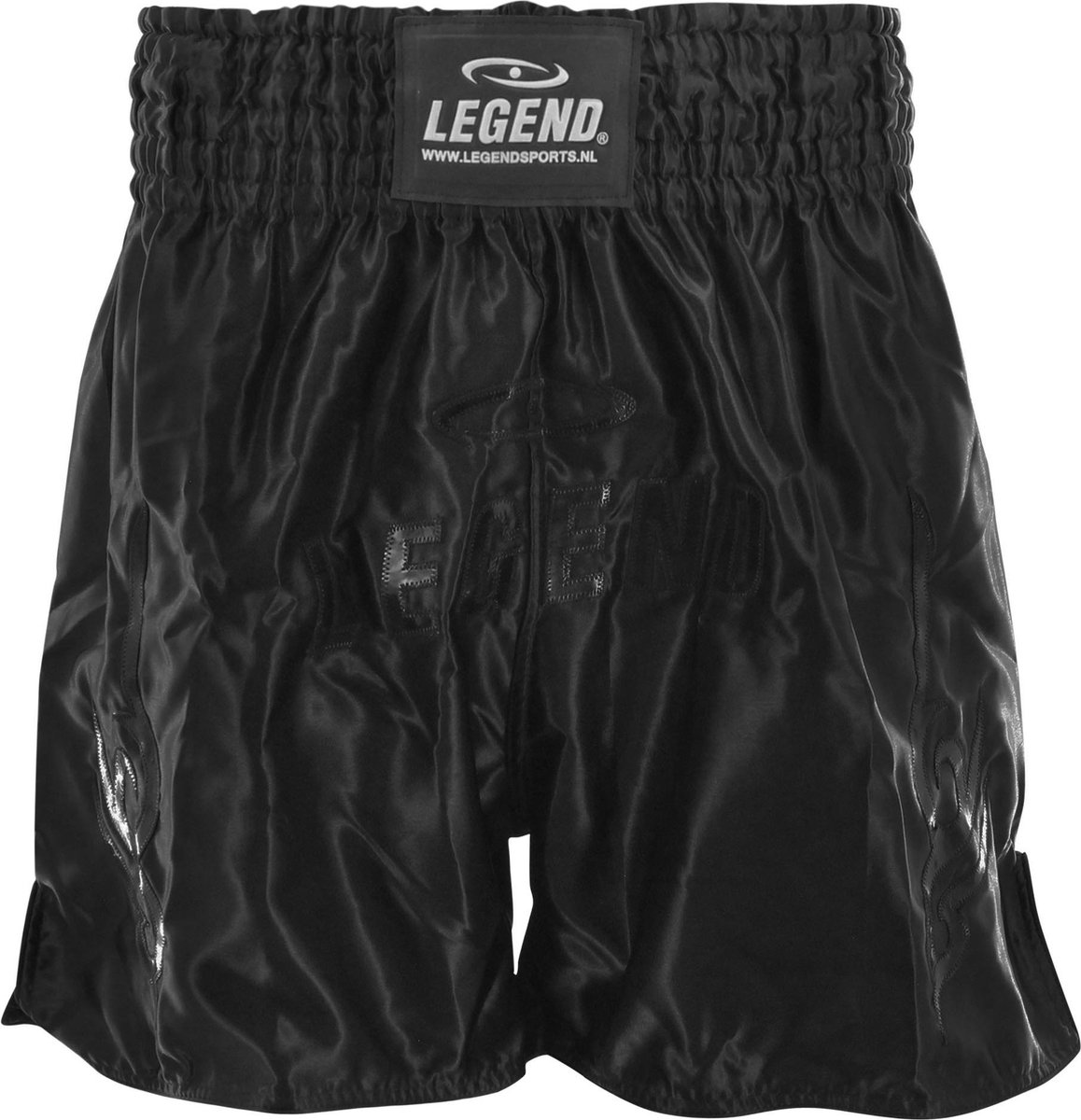 Legend Sports Logo (kick)boksshort Zwart Maat Xxs