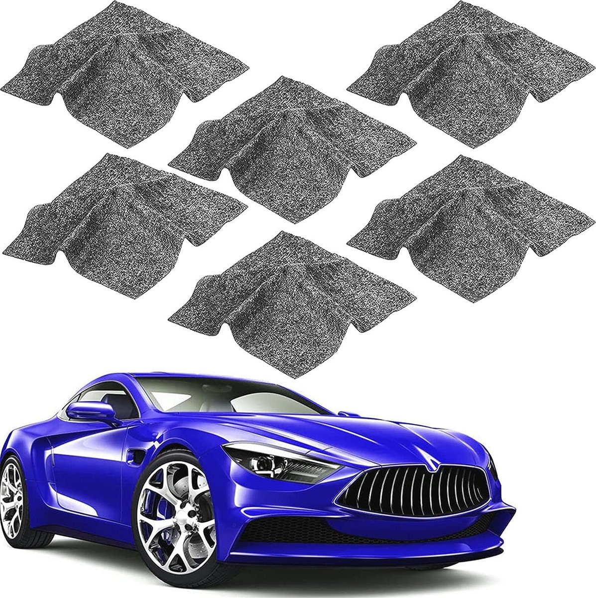 12 Stuks Nano-glitterdoek Voor Het Verwijderen Van Autokrassen Reparatie En Nanomagic Doek Met Lichte Kraskleuren 12 Stuks Nano-glitterdoek Voor Het Verwijderen Van Autokrassen Reparatie En Nanomagic Doek Met Lichte Kraskleuren