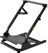 Bol.com VEVOR Race-stuurstandaard met pedaal en selecteerbare houderpositie- 685-800 mm in hoogte verstelbaar - inklapbaar frame... aanbieding