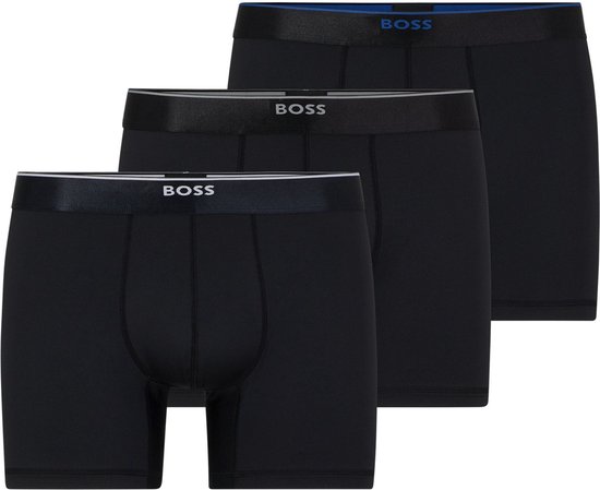 HUGO BOSS Evolution boxer briefs (3-pack) - heren boxers normale - zwart - Maat: