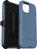Geschikt voor OtterBox Defender Apple iPhone 15 Back Cover Hoesje - Blauw