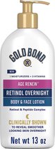 Gold Bond Age Renew Retinol Overnight body- en gezichtslotion - retinol- en peptidecomplex