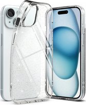 Coque Apple iPhone 15 Ringke Air Flexible TPU Glitter Transparente