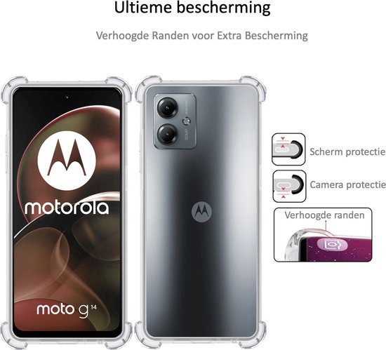 SEAHAI Case For Motorola Moto G54 5G, Ultra Thin Premium TPU