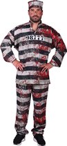 Bloody Prisoner Kostuum Man - Halloween Kostuum - Carnavalskostuum - Maat S