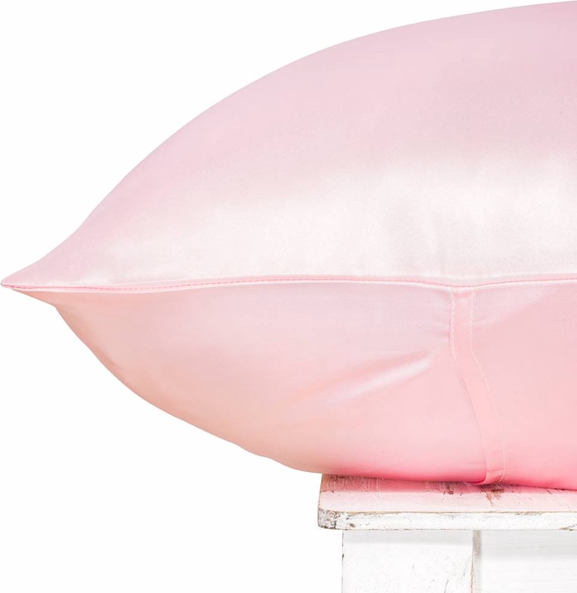 2x Zijden Kussensloop 60x70cm Roze Hotelsluiting 19 Momme - Kussensloop set - Luxe Silk Kussensloop 100% moerbei zijde - Zijde kussensloop - Silk Heaven - 60x70cm (standaard) / Hotelsluiting