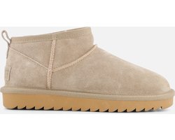 Colors of California Enkellaarsjes taupe Suede - Dames - Maat 38