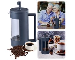 Koffiemaker - Cafetière - 350ml - Glas & RVS - 250g - Zet de Lekkerste Koffie - Horeca - Coffeemaker - Lange Levensduur