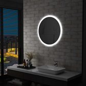 The Living Store Miroir LED Atollo - Salle de bain - 70 cm - Lumineux - IP44
