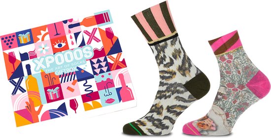 XPOOOS coffret cadeau femme 2P chaussettes fifi iggy multi 35 42 bol