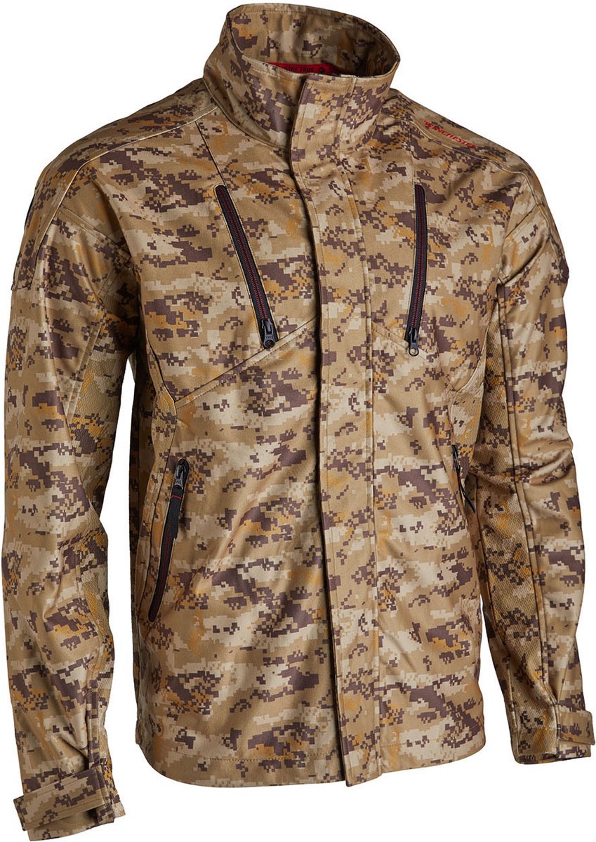 WINCHESTER Jas - Heren - Leger, Jacht, Trekking - Stille stof, veel zakken - Camouflage kledij - Huntsville - XL