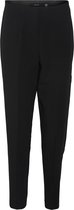 Vero Moda VMSANDY HR TAPERED PANT NOOS Dames Broek Black - Maat S x L30