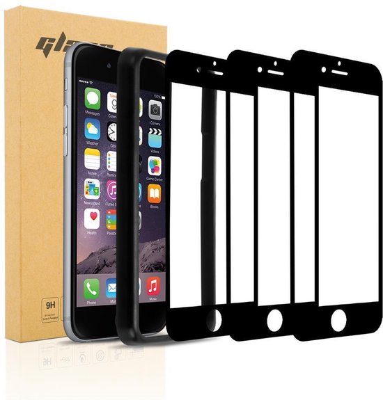 Cadorabo Lot De 3 Protections D'écran En Verre Trempé Pour Huawei P9 - Transparent/blanc - 3D Touch - Dureté 9H - Protection D'écran Pare-balles
