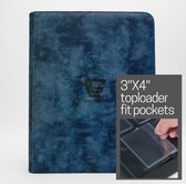 Gemloader Premium 3''X4'' toploader binder, Trading kaarten verzamelmap [216 pockets] Blauw