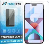 Mobigear Screenprotector geschikt voor Apple iPhone 15 Glazen | Mobigear Screenprotector - Case Friendly