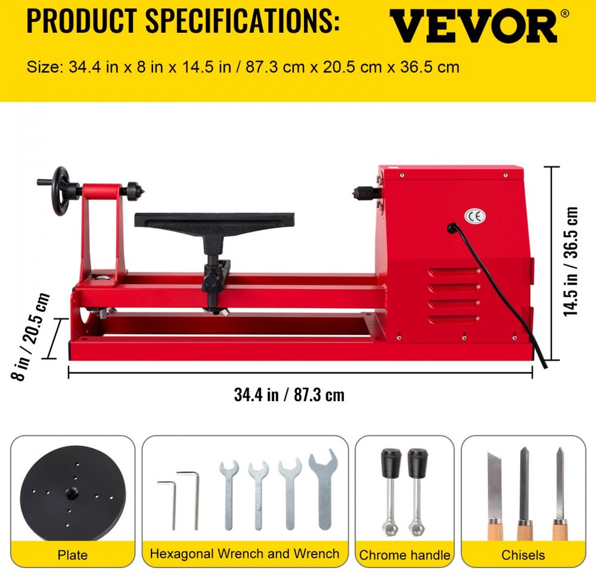 Mini draaibank, zinklegering mini draaibank drieklauw boorkop, M12 * 1 handmatige boorkop elektrische boormachine koppeling power tool voor houtbewerking, kleine machine - metalen gereedschap