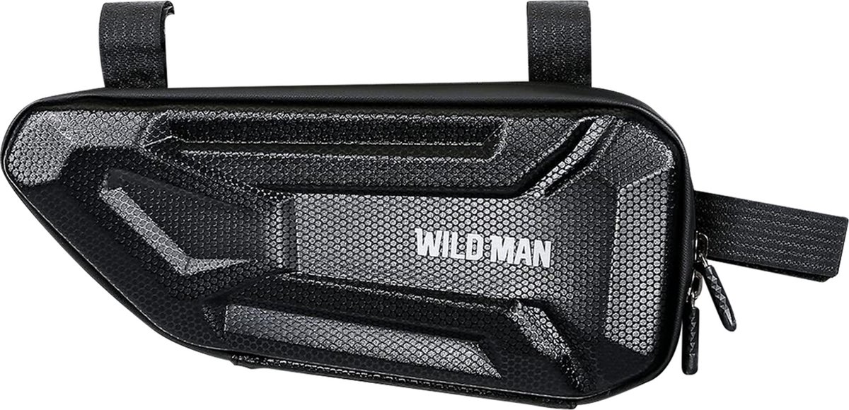 Schokbestendige Fietstas 1.5L, Wildman XT4 - Zwart