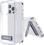 iMoshion Hoesje Geschikt voor iPhone 14 Pro Hoesje - iMoshion Stand Backcover - Transparant