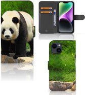 Telefoontas Geschikt voor iPhone 15 Hoesje Panda