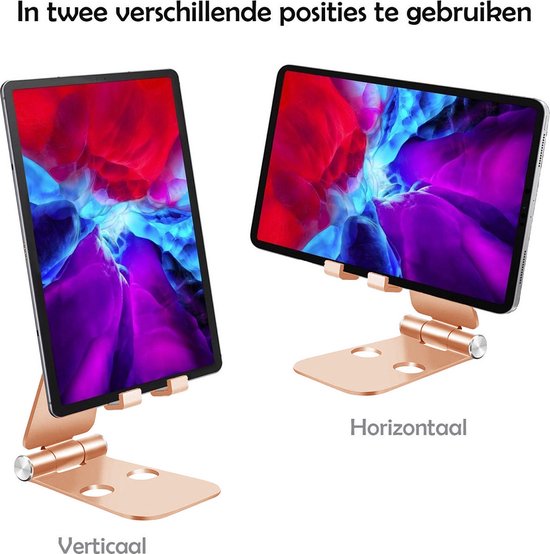 AboveTEK Anti-diefstal Tablet Countertop Kiosk POS Stand, Geschikt voor 7.9 tot 11 iPad en Samsung-Tabletten
