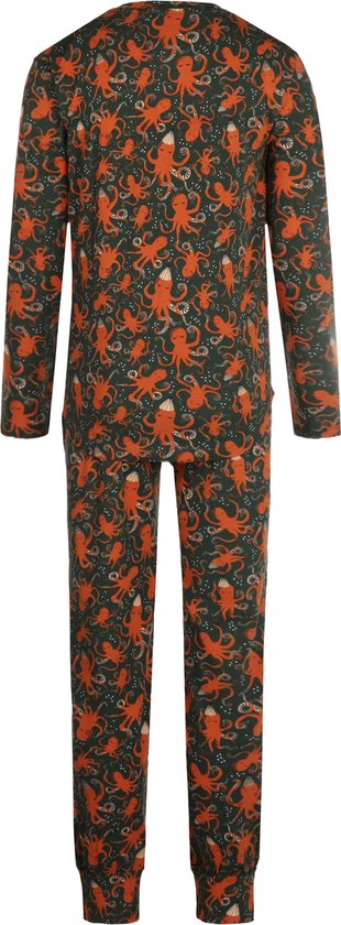 Pyjama Octopus Ride to the moon | dames pyjama | maat 40 - 42 | octopus print | groen ...