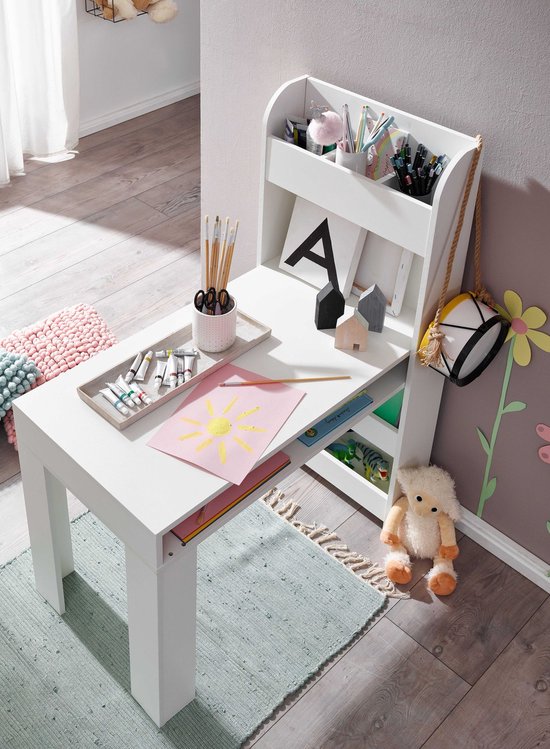 Vind kinderbureau met planken op - april 2026