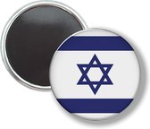 Button Met Magneet - Vlag Israel - NIET VOOR KLEDING