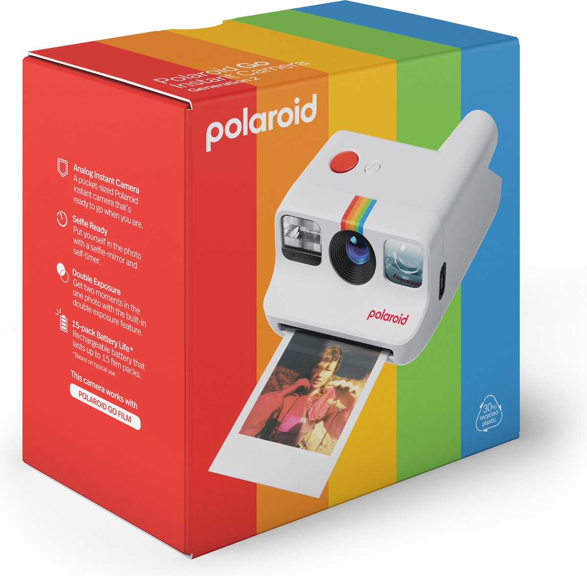 Polaroid Go Instant Camera (White)