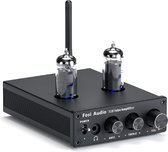 Bluetooth Tube Versterker – Hoofdtelefoonversterker - Stereo Ontvanger 2 Kanaals Klasse D – Digitale Mini Hi-Fi Power Amp Preamp – AUX - Zwart