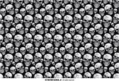 Fiestas Guirca - Tafelkleed Skulls (137 x 277 cm) - Halloween - Halloween Decoratie - Halloween Versiering