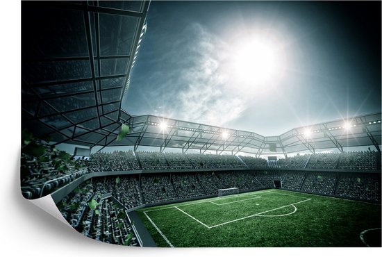 Fotobehang Voetbalstadion - Vliesbehang - 360 x 240 cm