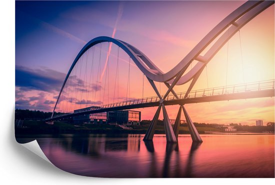 Fotobehang Brug 3D