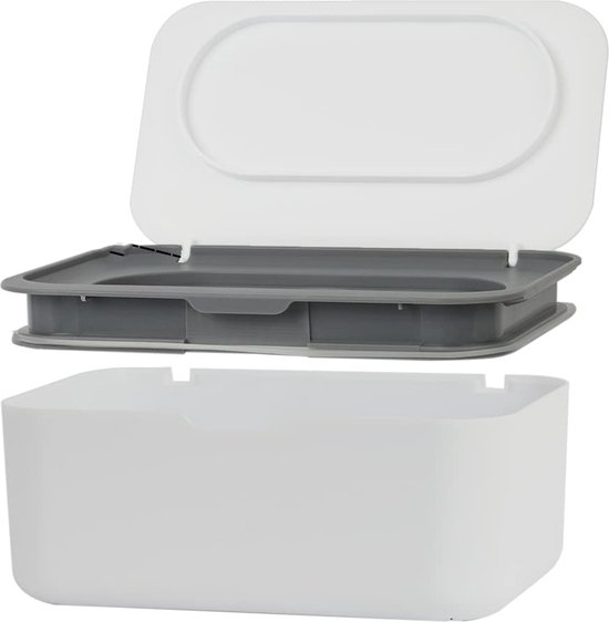 Billendoekjes Houder - Wit - Billendoekjesdoos - Tissuedoos - Tissuebox - Billendoekjesbox — afbeelding 2