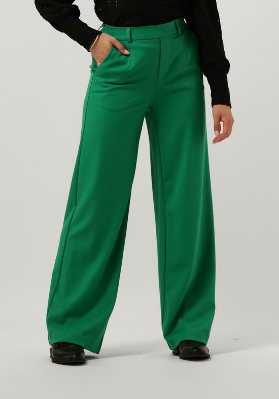 Object Objlisa Wide Pant Noos Broeken & Jumpsuits Dames - Jeans - Broekpak - Groen - Maat 42