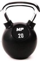Muscle Power Rubberen Kettlebell - Zwart - 20 kg
