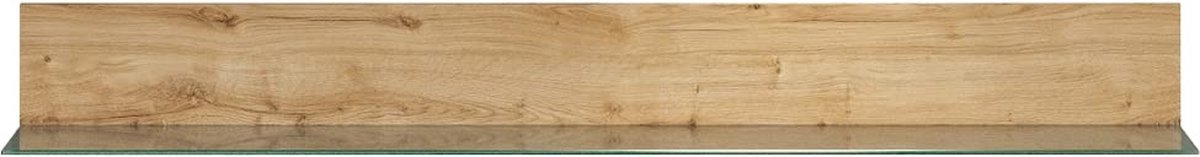 Wallboard - Hangplank - Wandgemonteerd rek - Opbergplank - Displaystandaard - Decoratief meubel - Muurbeugel - Eiken Navarra - 98 x 16 x 20 cm