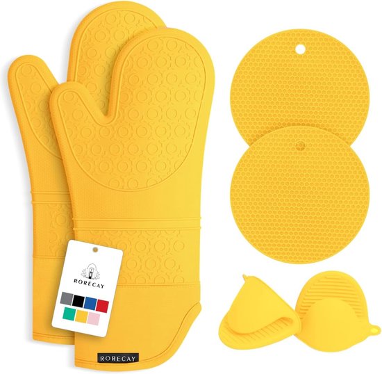 Set de gants à four silicone